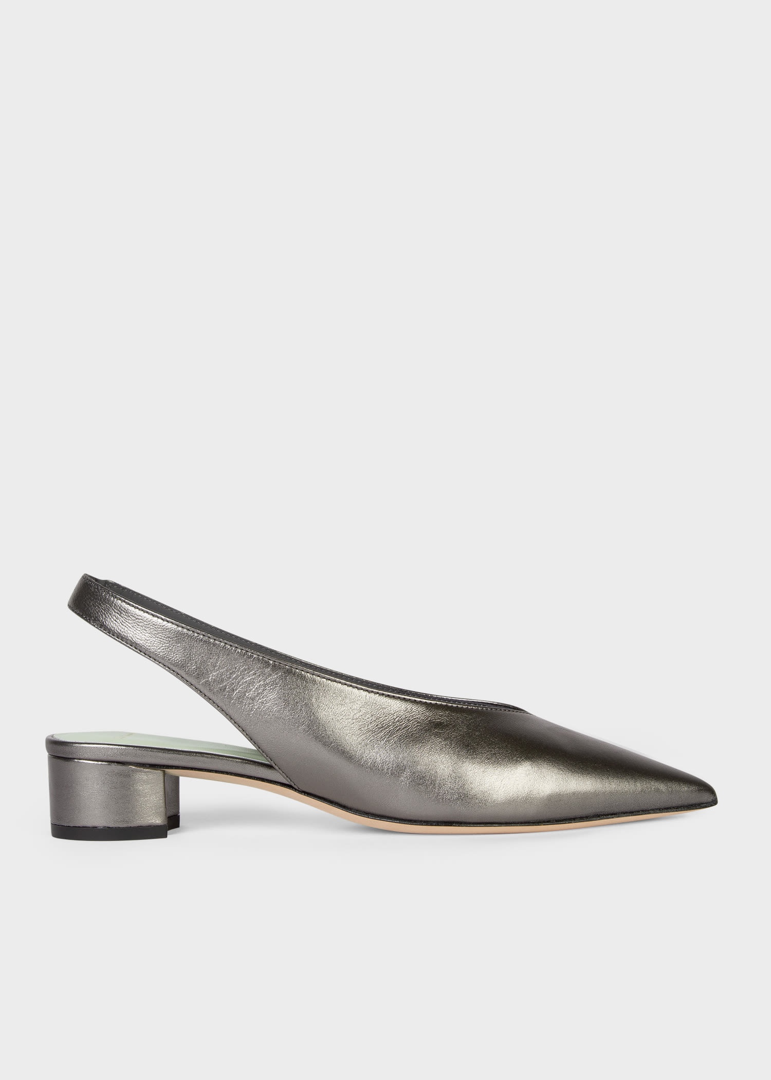 Leather Sling Back 'Enid' Heels - 1