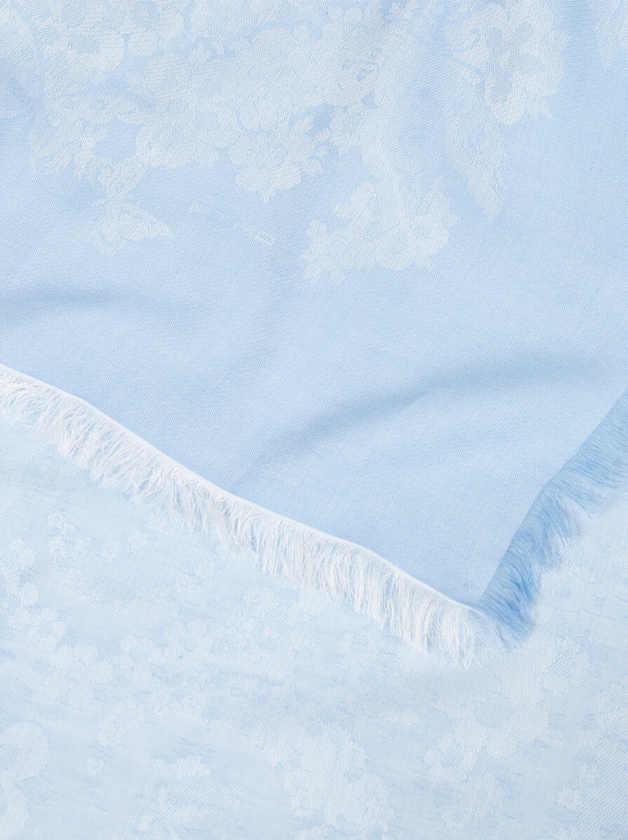 FLORAL JACQUARD PAISLEY SHAWL - 2