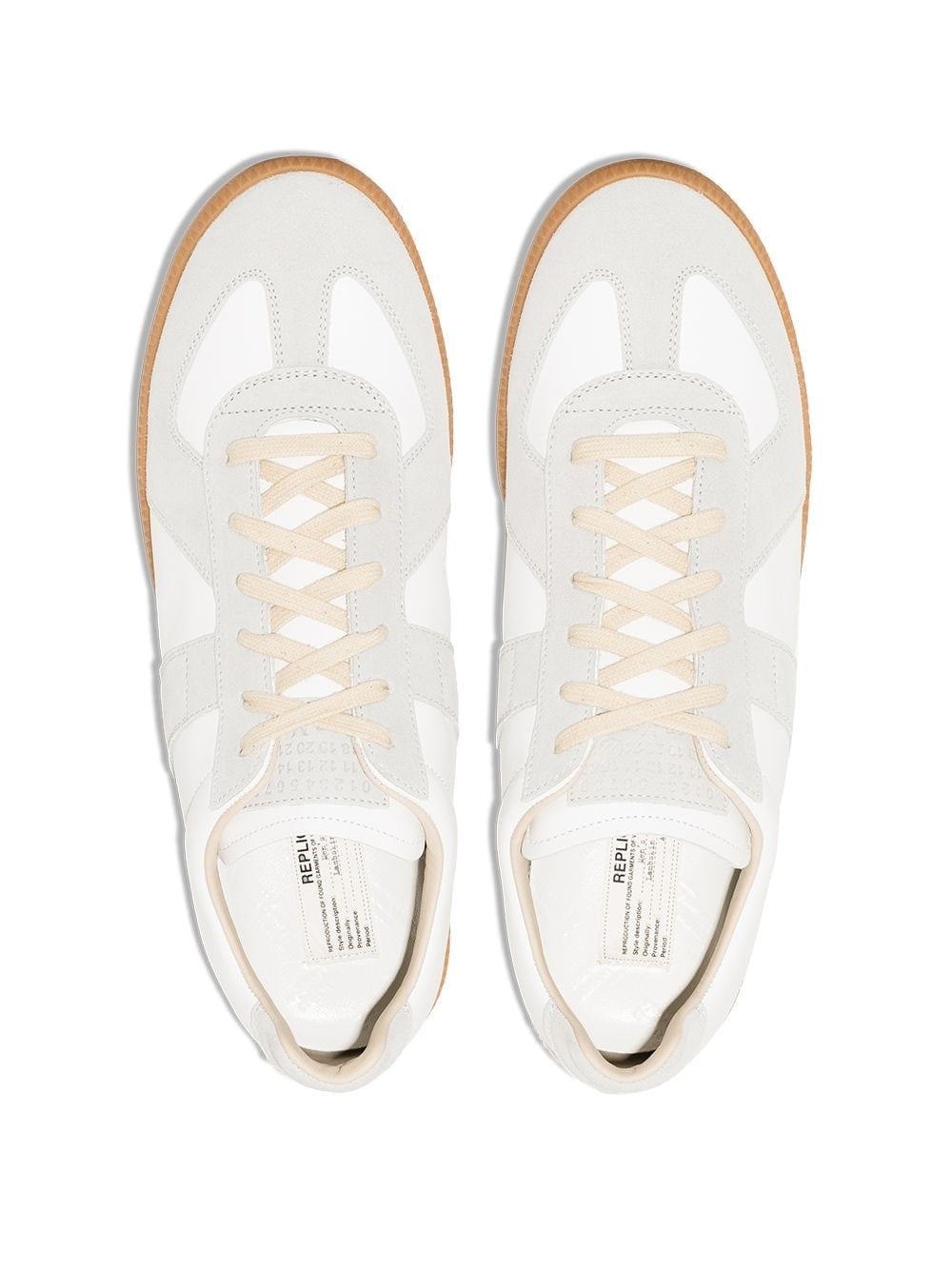 Replica leather sneakers - 2