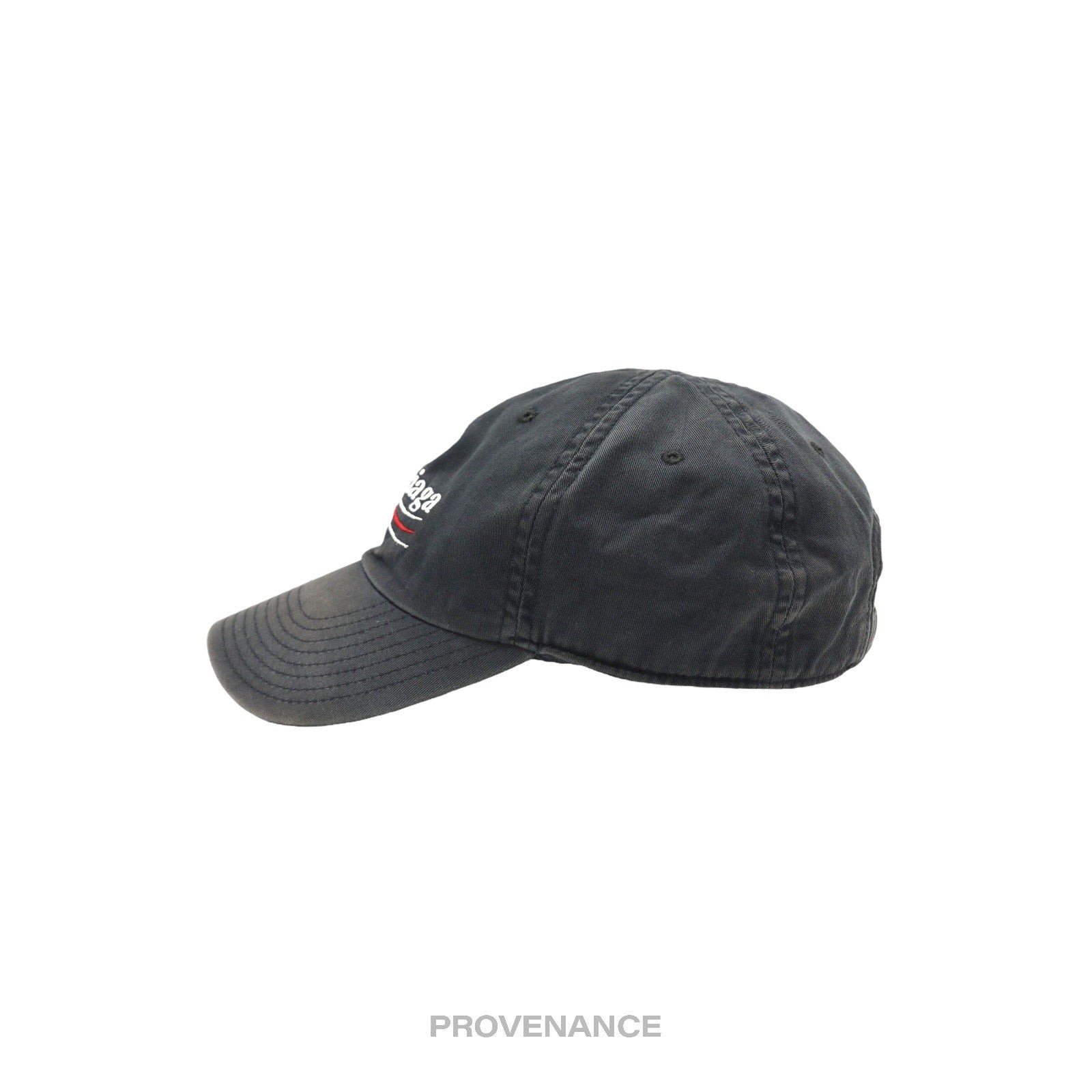 Balenciaga Political Campaign Cap Hat - Washed Black - 4