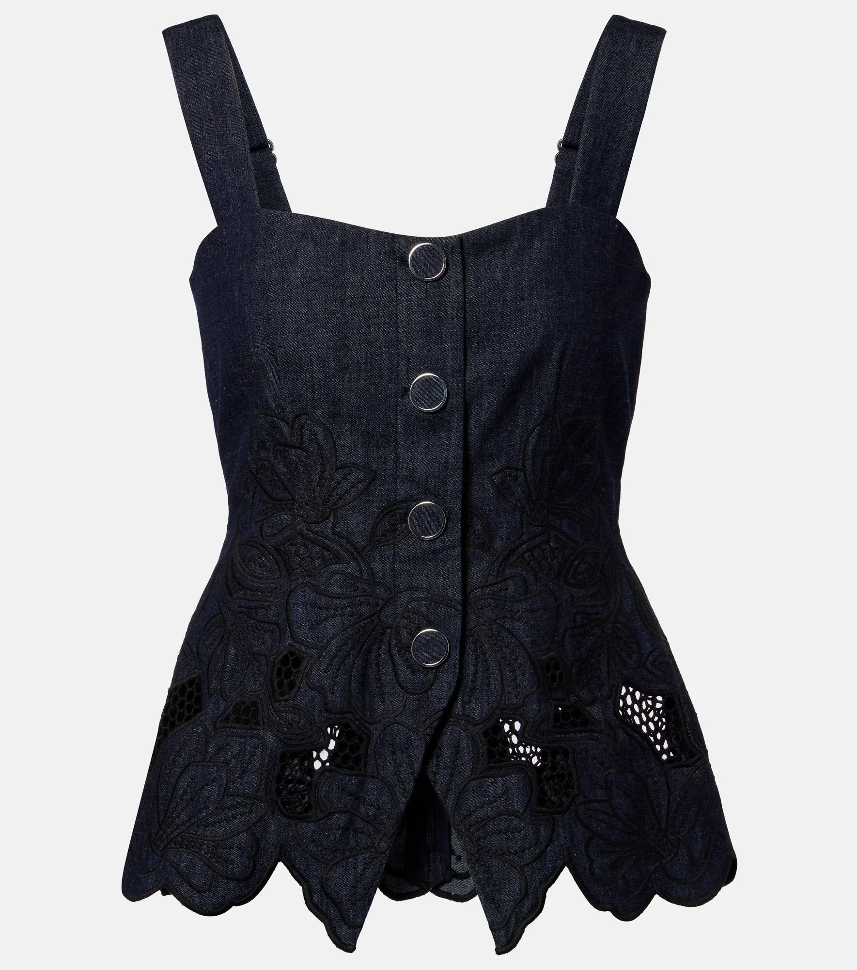 Mirielle cotton chambray top - 1