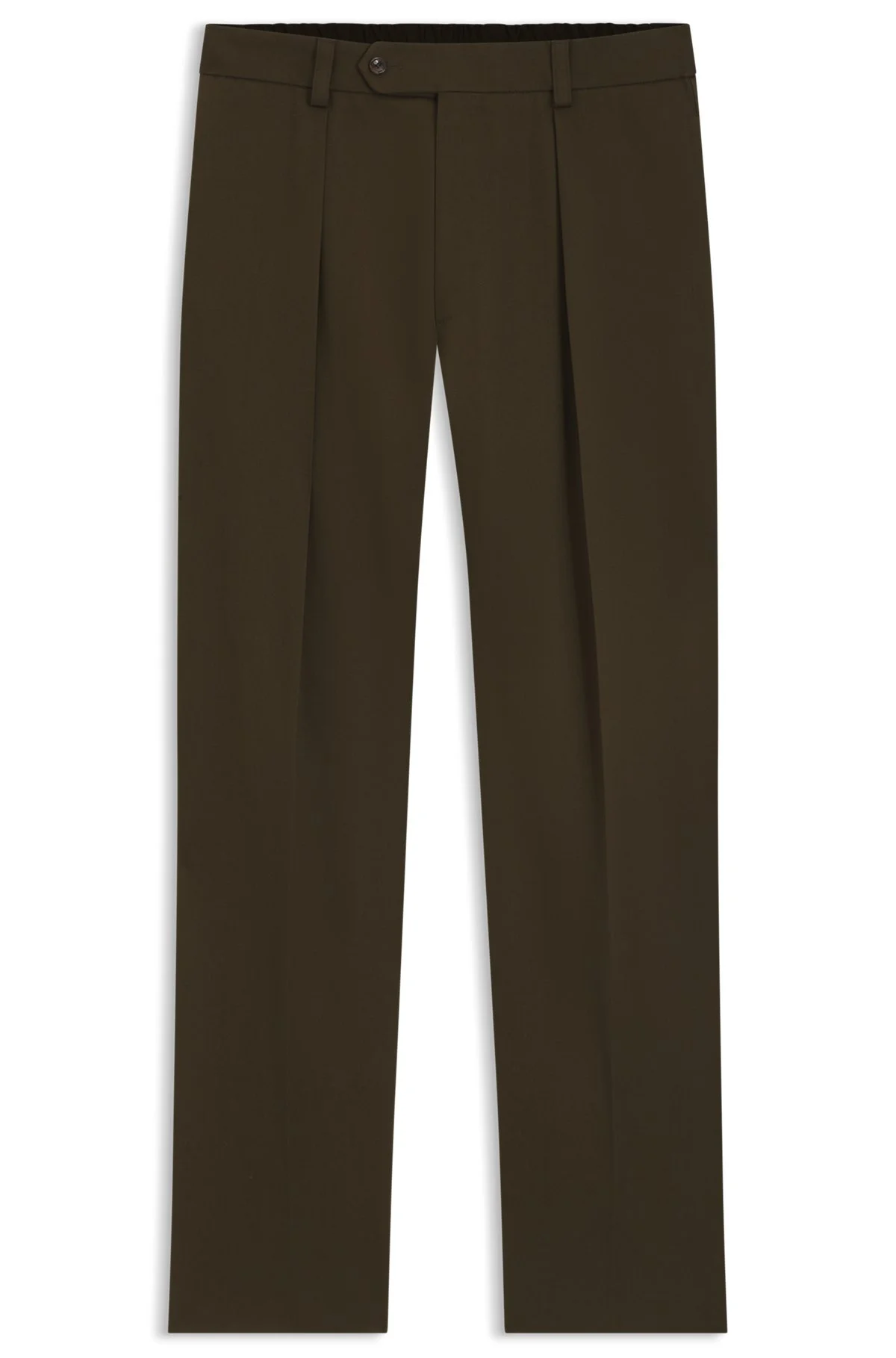 BECKHAM X BOSS MICRO-PATTERNED TROUSERS IN COTTON - 1