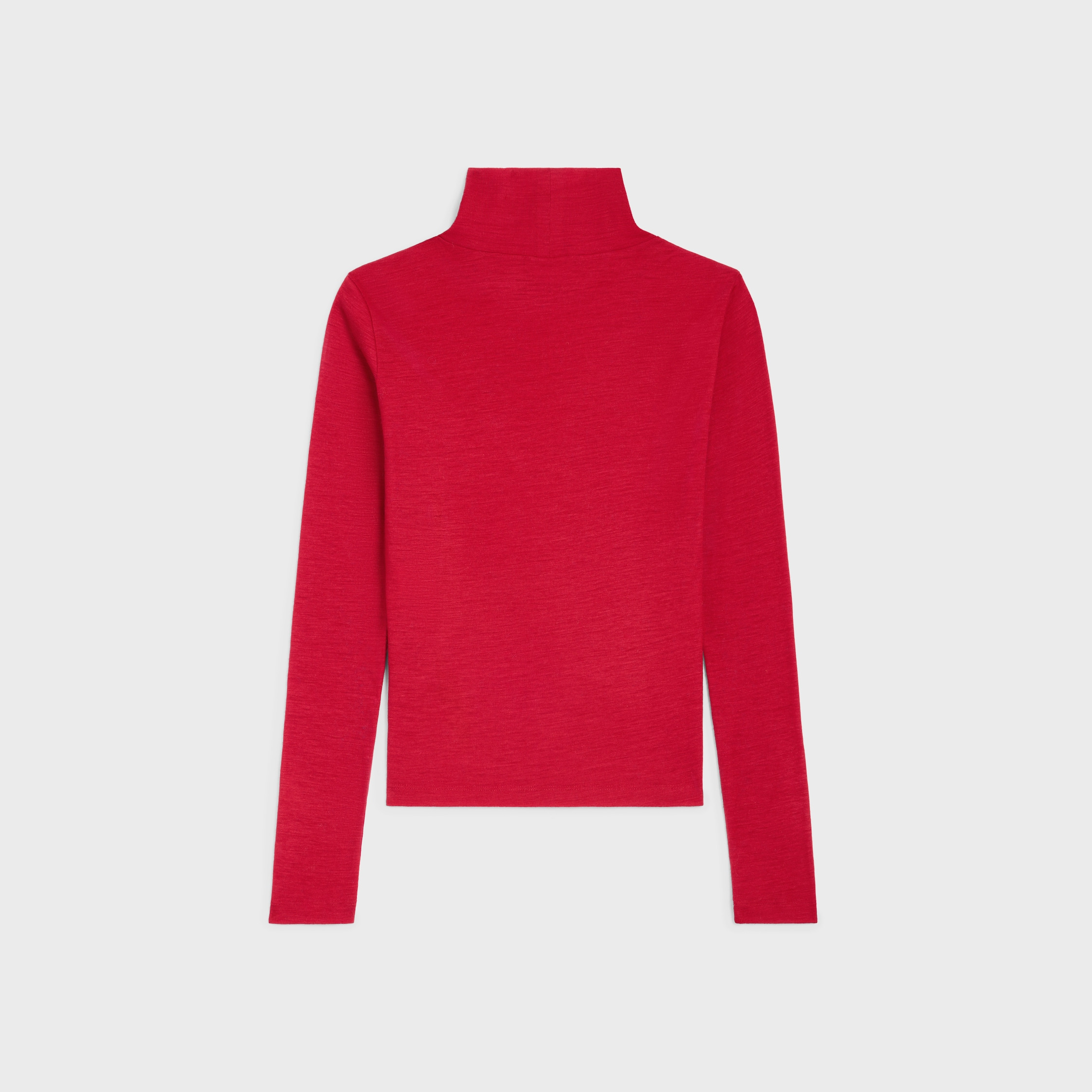turtleneck top IN wool jersey - 2