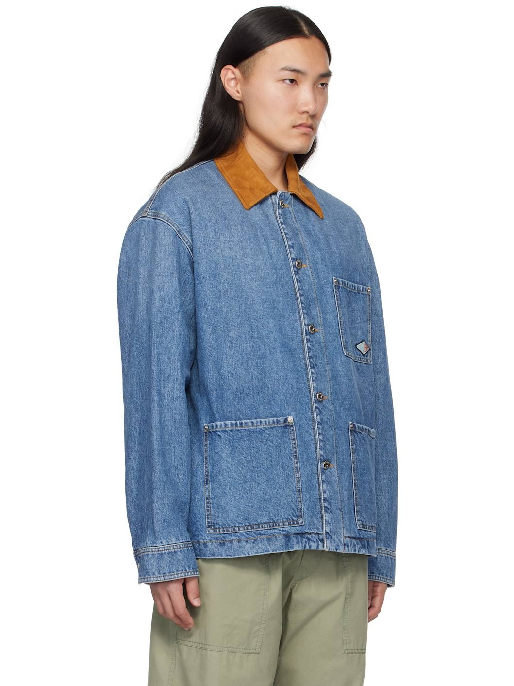 Blue Vintage Denim Jacket - 2