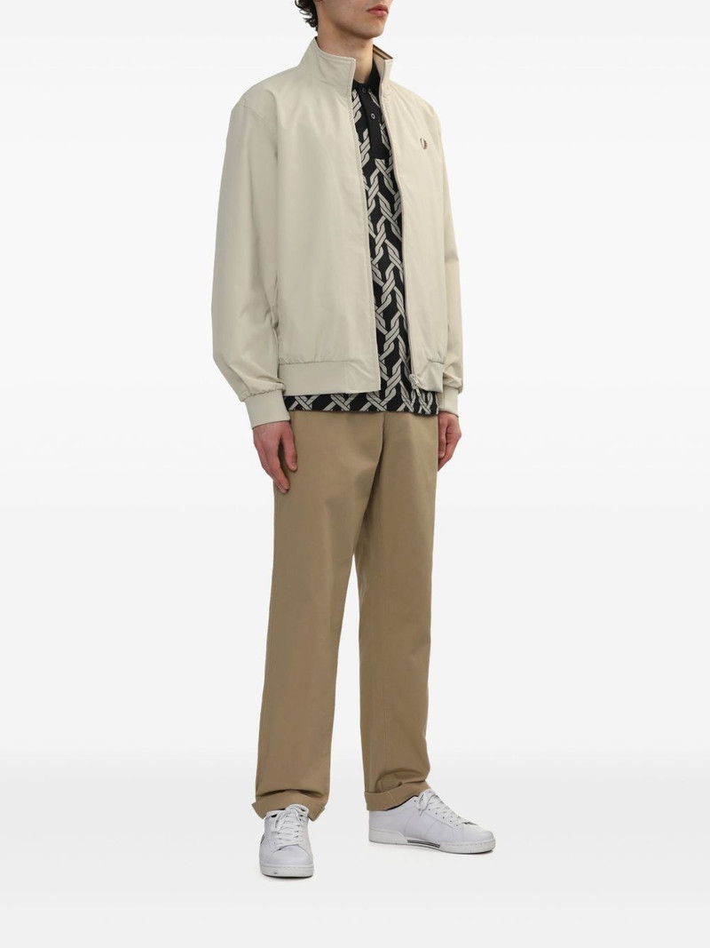 Fred Perry logo-embroidered bomber jacket outlook