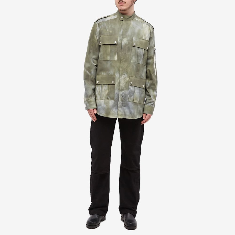 Balmain Balmain Saharan Tie Dye Twill Jacket outlook