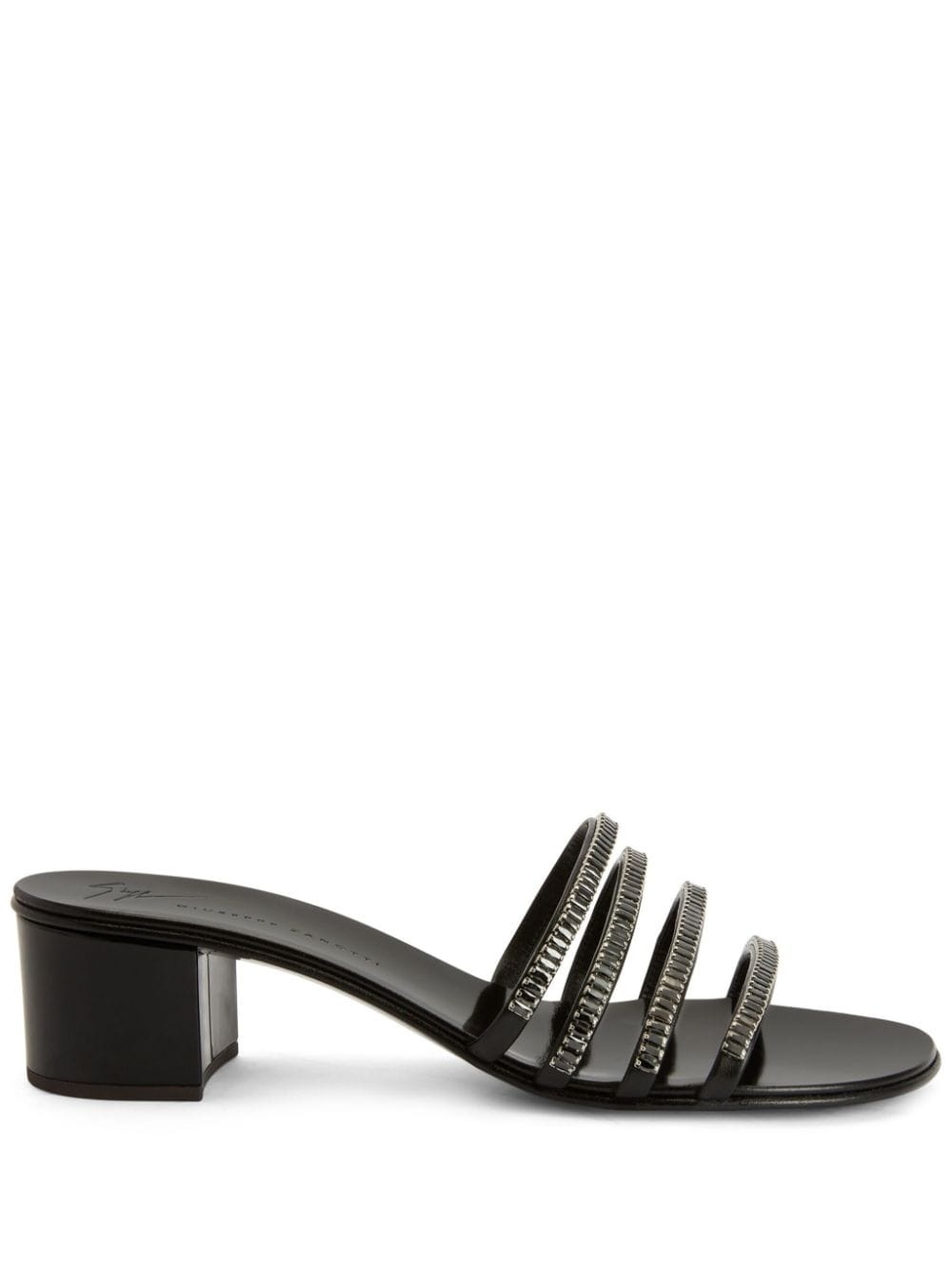 Iride crystal-embellished leather sandals - 1