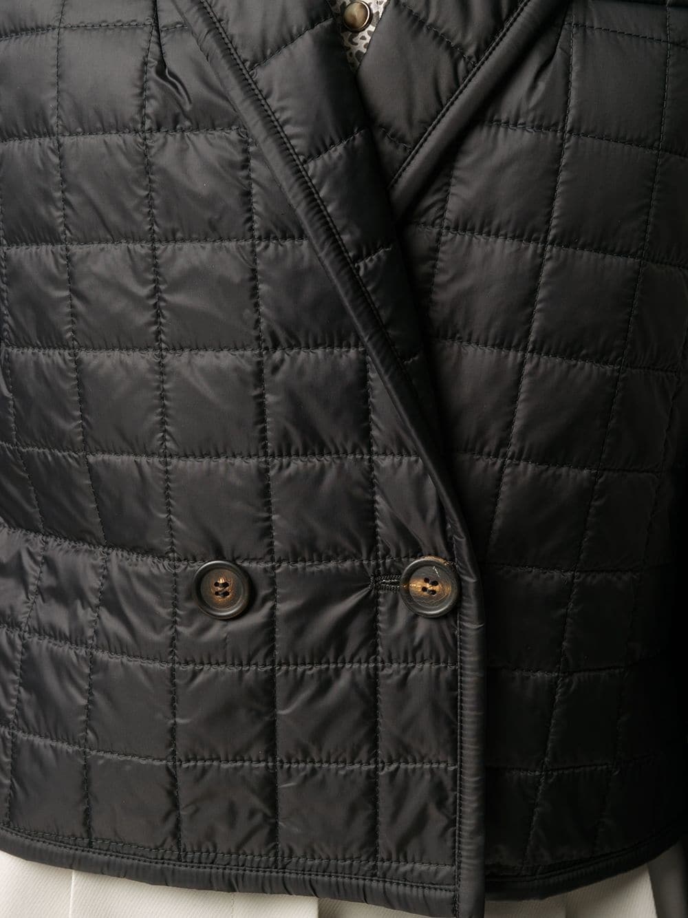 quilted cropped jacket - 5