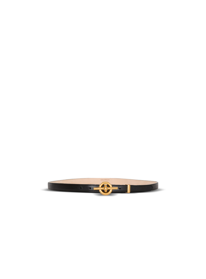 Calfskin T-Bar belt 1