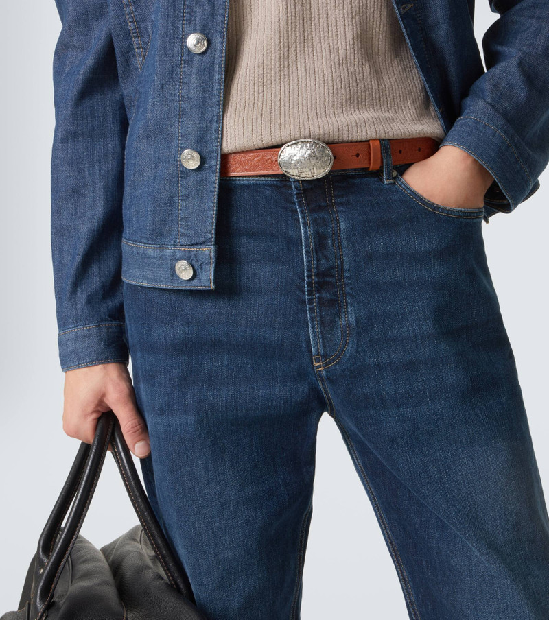 Brunello Cucinelli Leather belt outlook