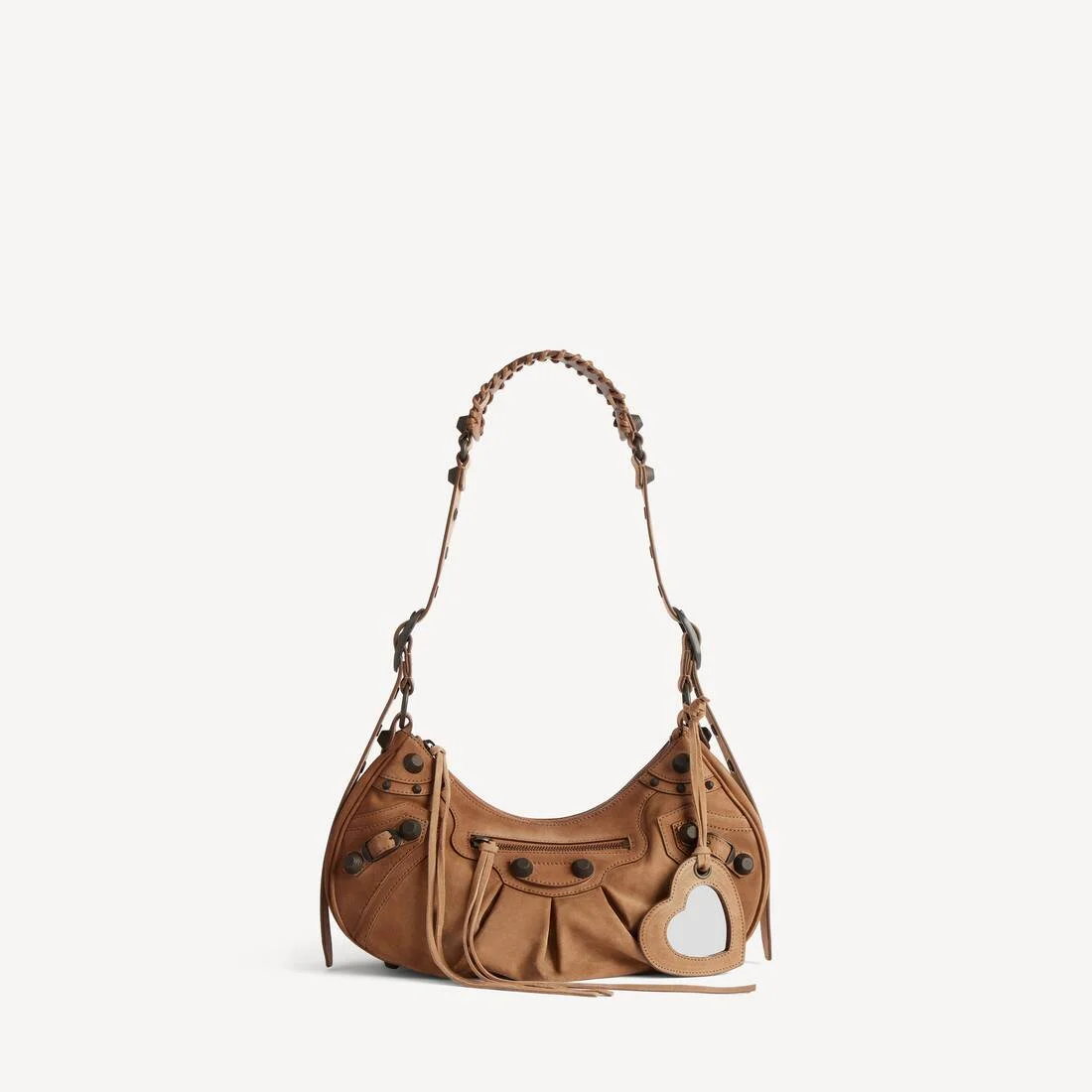 Women's Le Cagole Shoulder Bag Small in Camel - 1