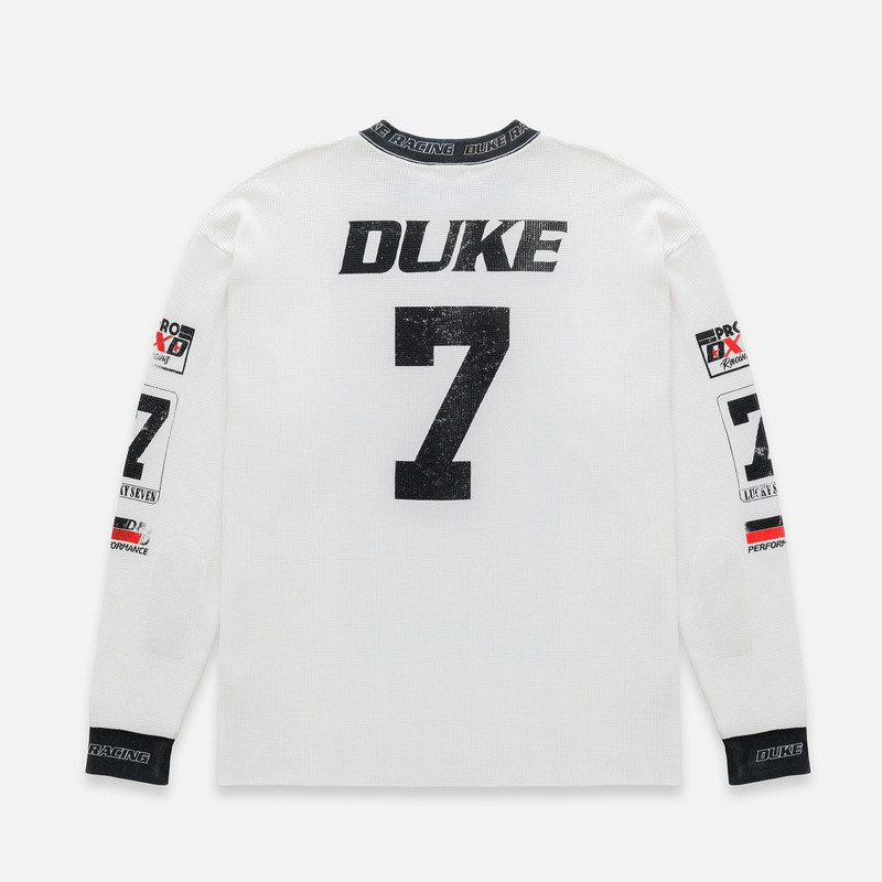 DR Motocross Vintage White Waffle Top 3
