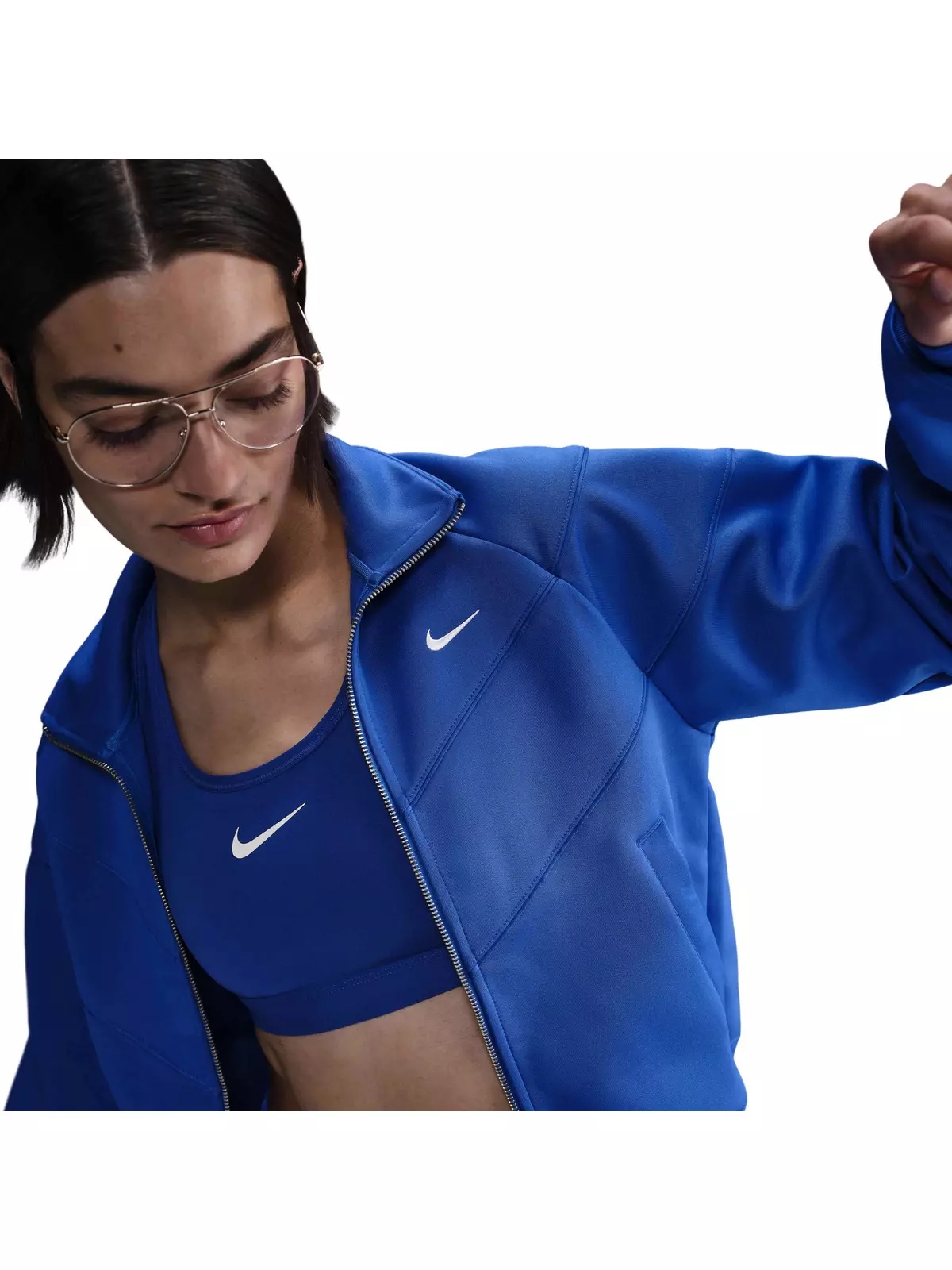 Women's Sportswear Windrunner Knit Jacket - Blue - 3
