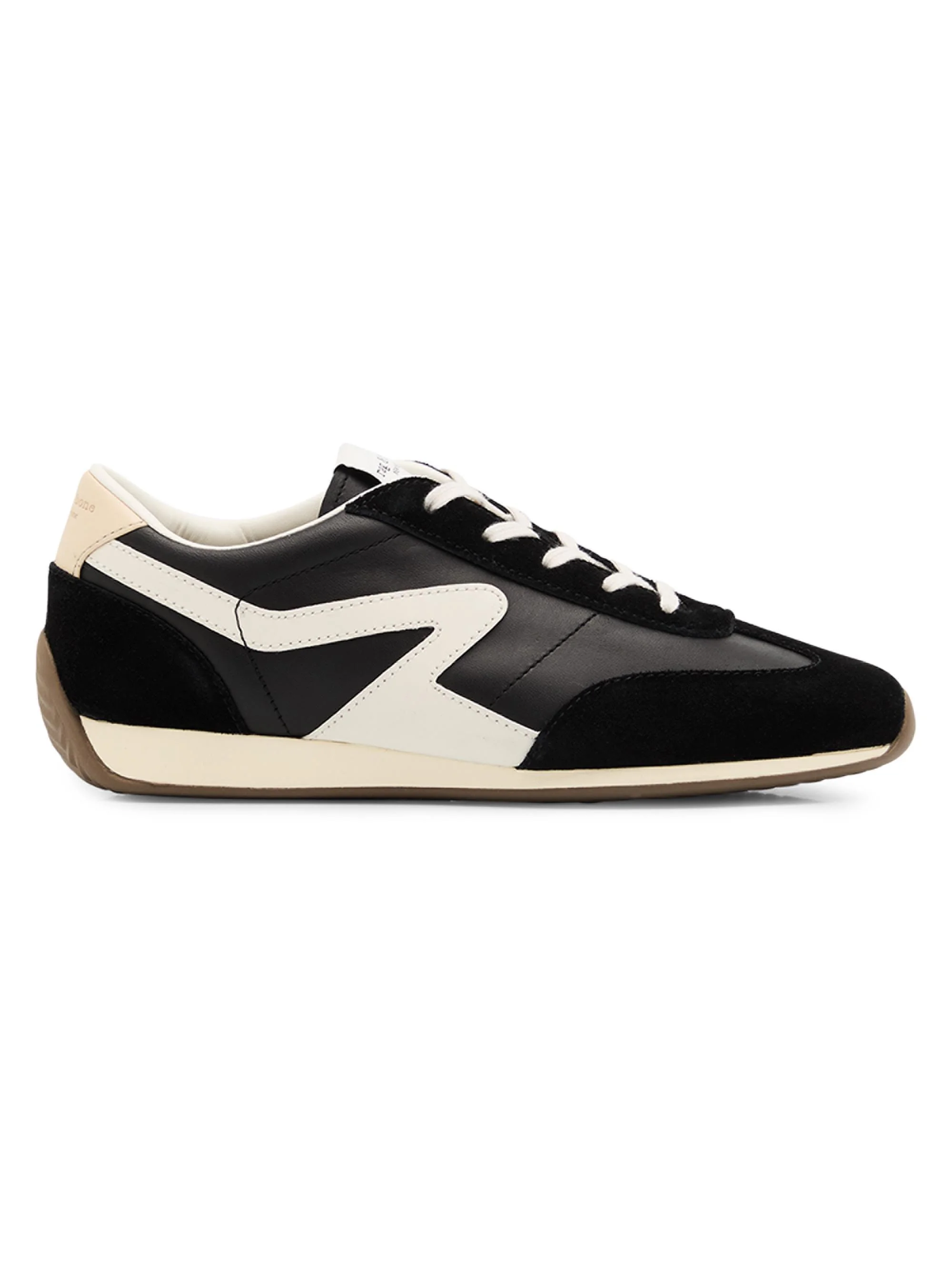 Women's Retro Runner Slim Sneakers - Black - 1