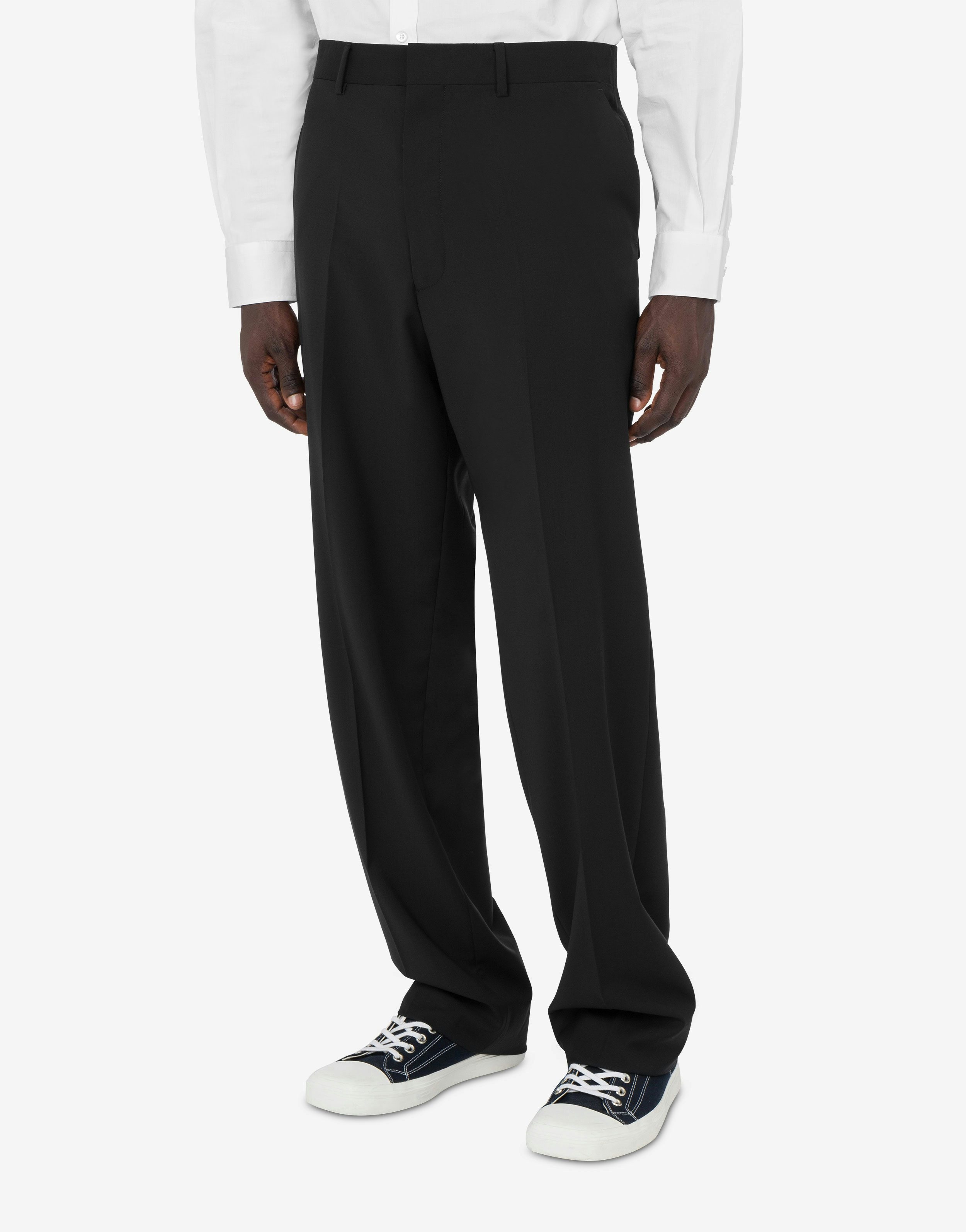WOOL CANVAS PANTS - 2