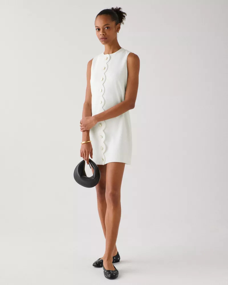 Scallop Shift Dress 6