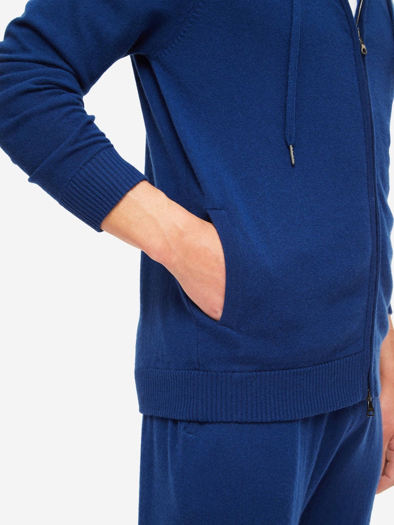 Men's Hoodie Finley Cashmere Electric Blue - 6
