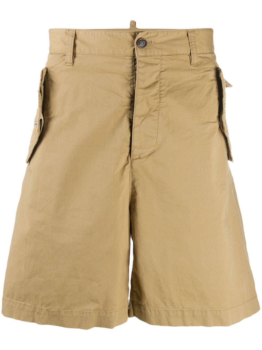 flap pocket shorts - 1