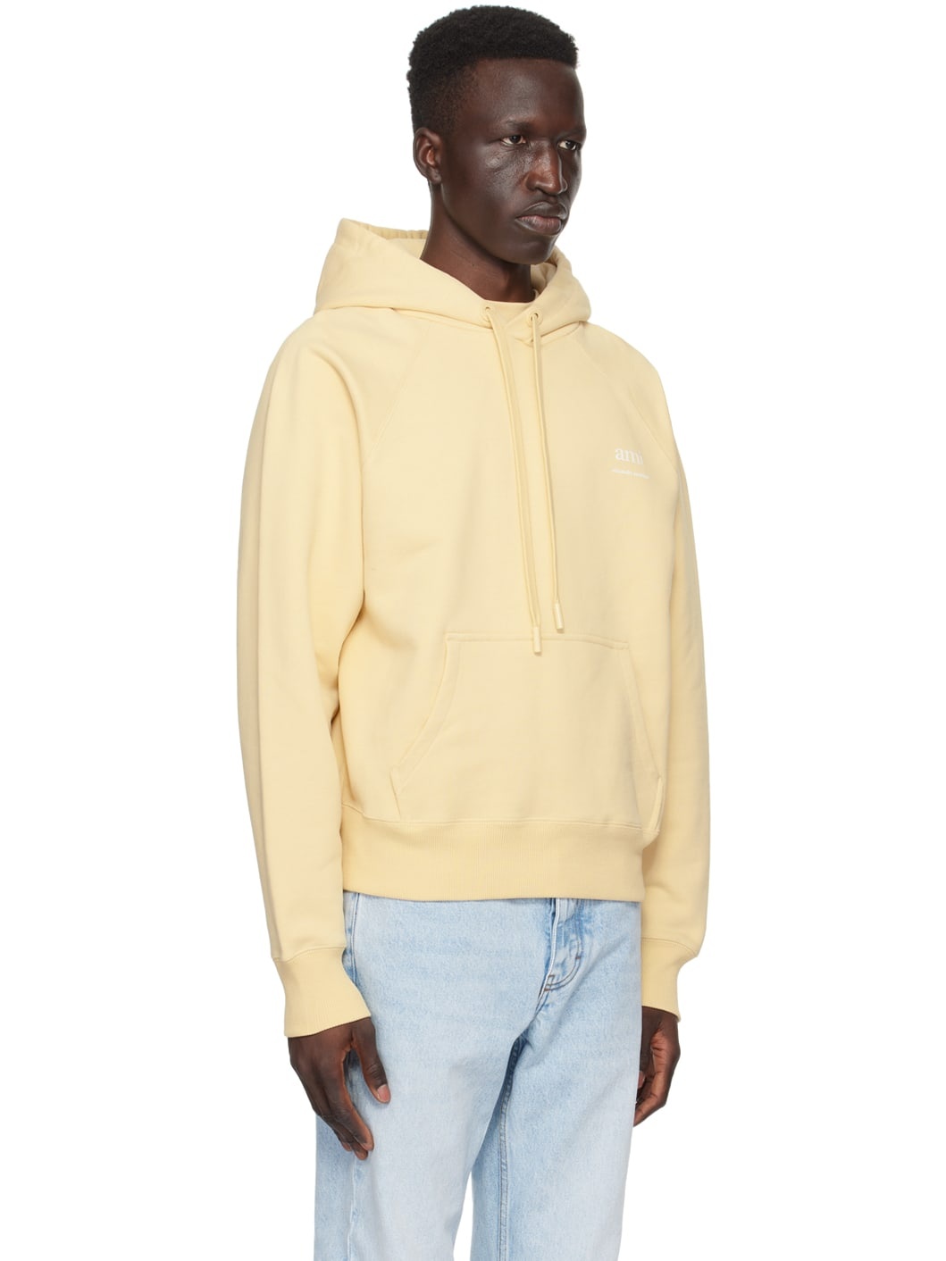 Yellow Printed Hoodie - 2