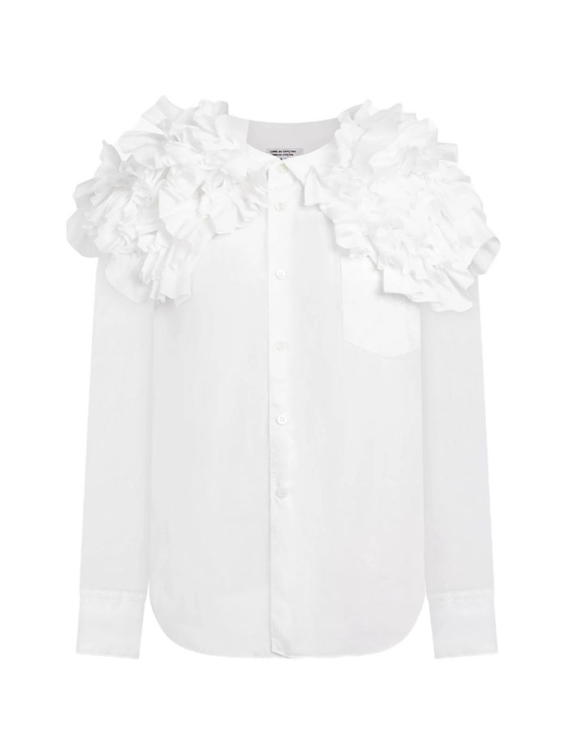 ruffled-collared shirt 1