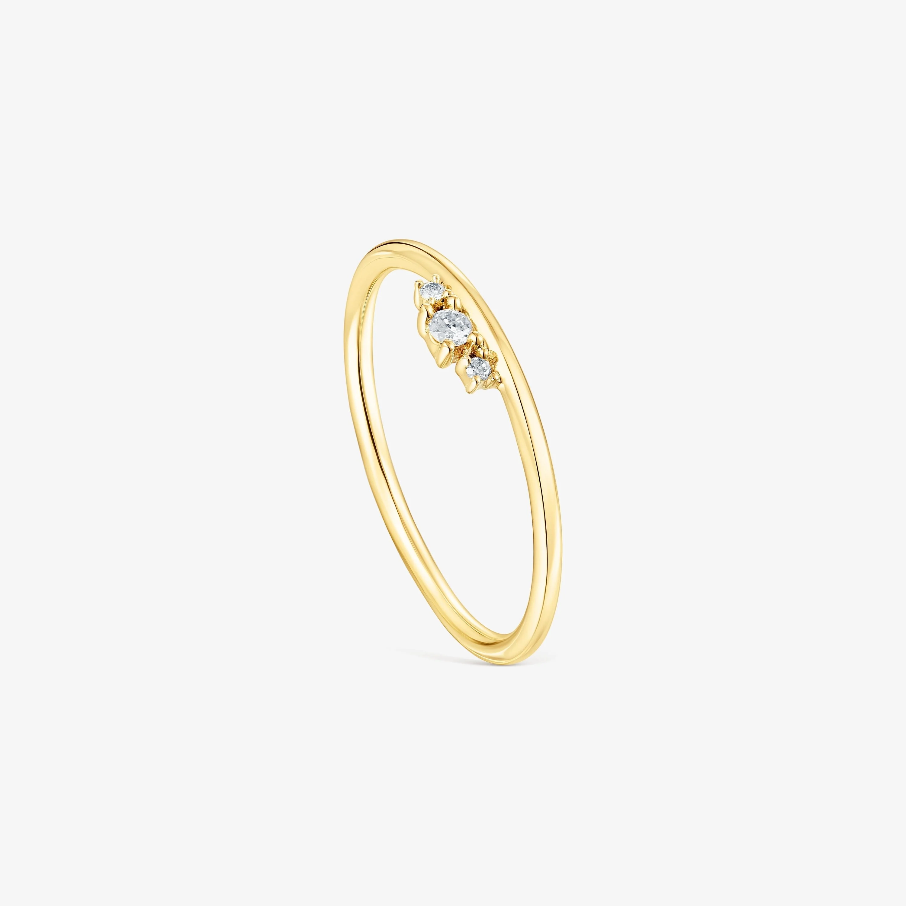 18K solid gold Ring with diamonds Les Classiques - 1