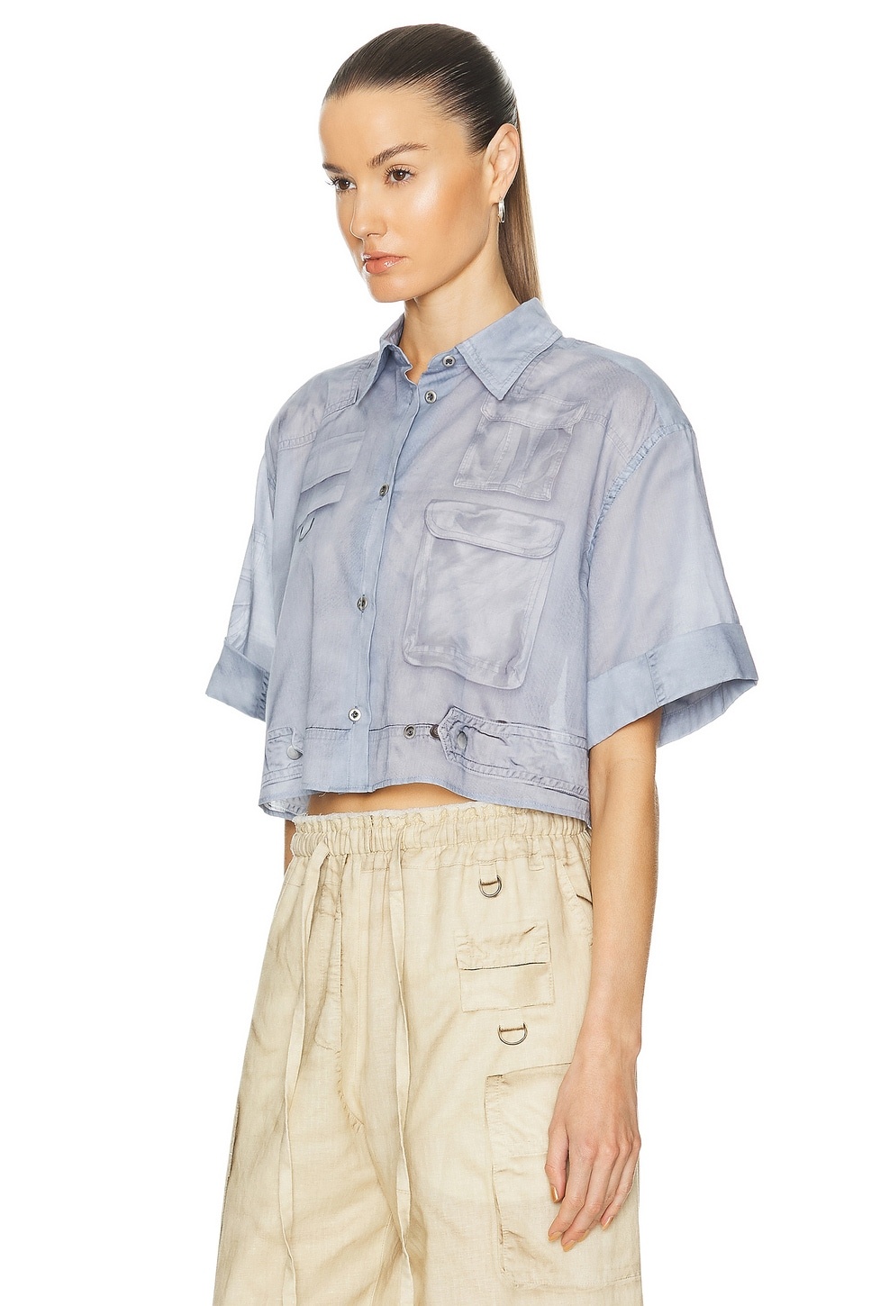 Shona Short Sleeve Cargo Top - 4