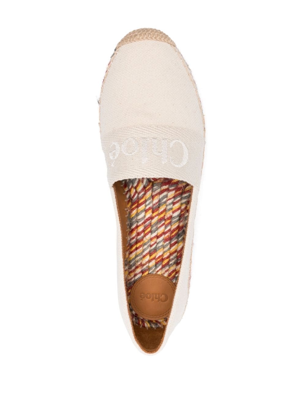Piia logo-print flat espadrilles - 4