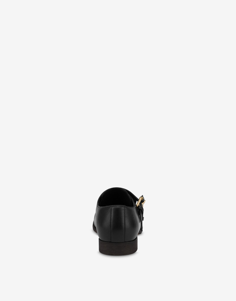 Moschino DOUBLE MONK STRAP LOAFERS COBBLER outlook