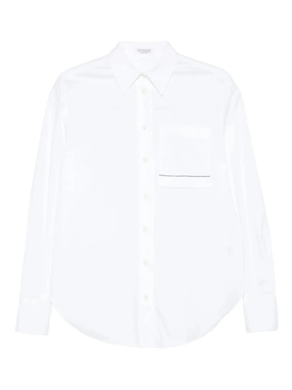 COTTON POPELINE SHIRT - 1