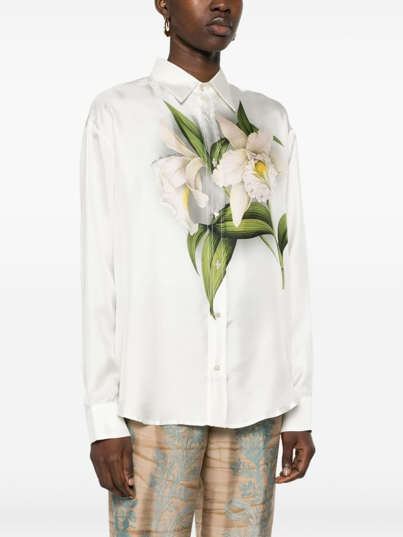 Aloe floral-print silk shirt 3
