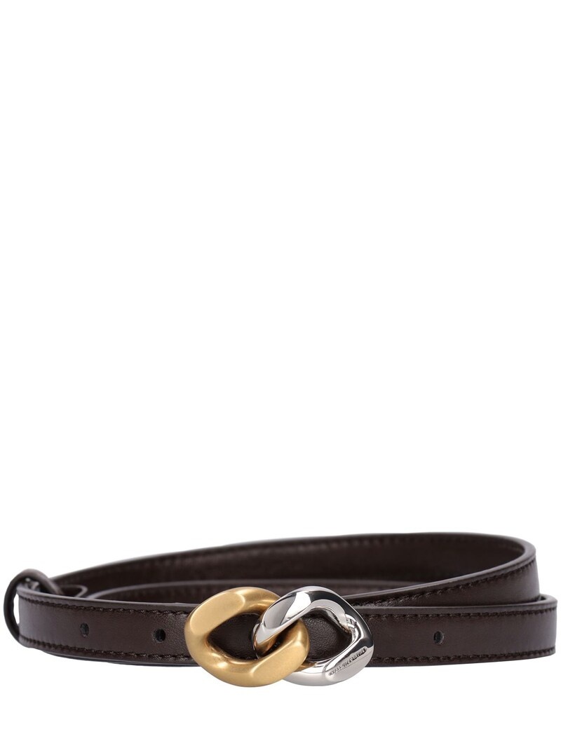 Alter Mat faux leather chain belt - 1