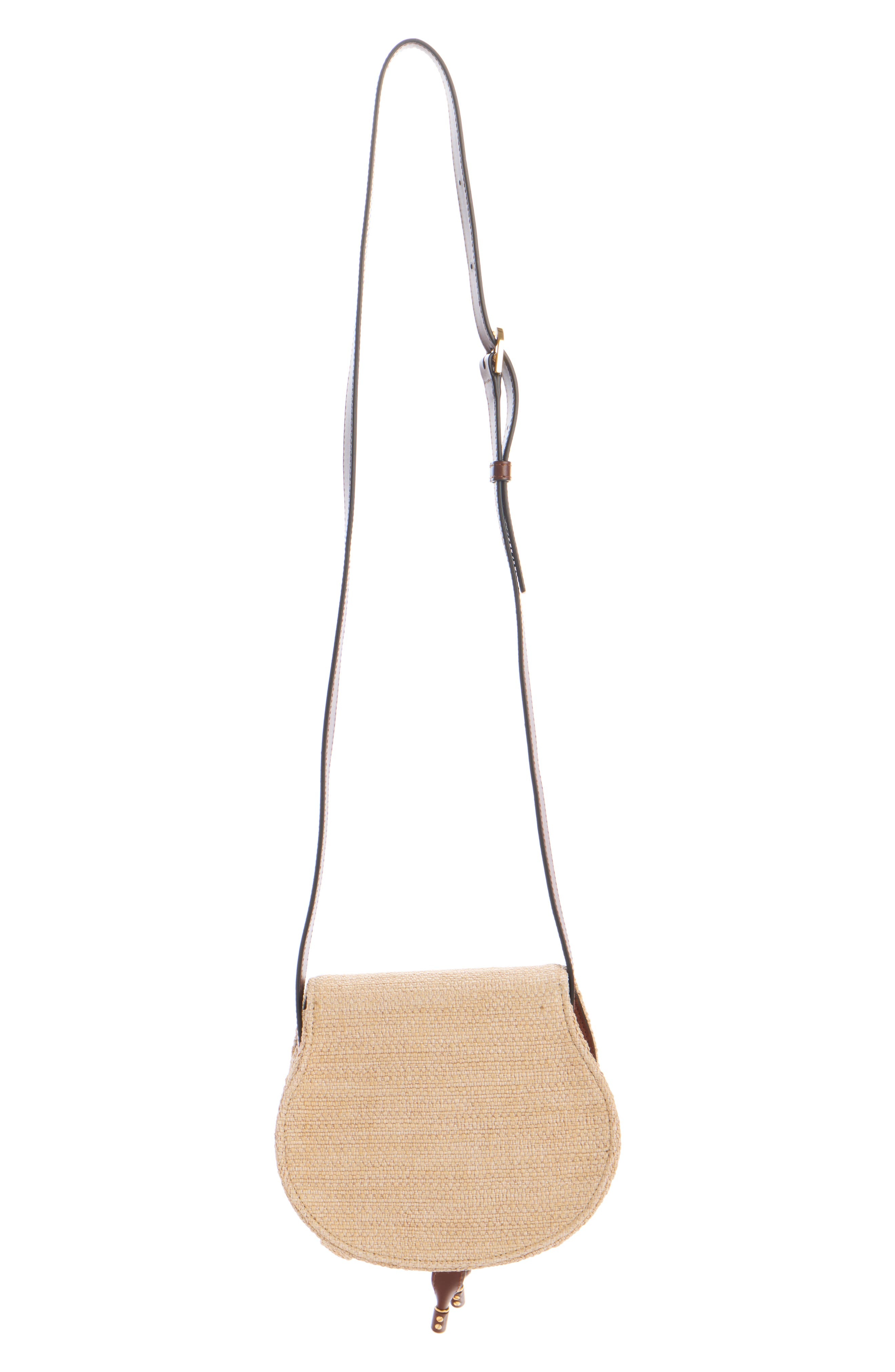Chloé Small Marcie Woven Crossbody Bag in Hot Sand at Nordstrom - 3