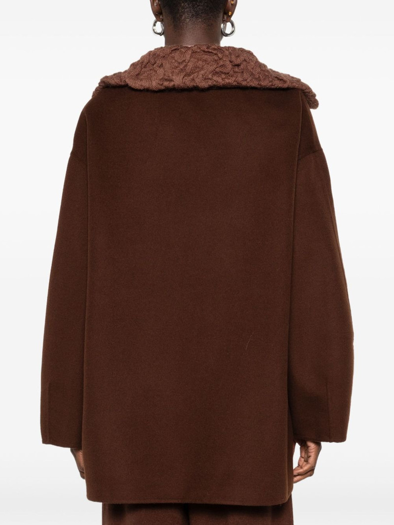 textured-collar buttoned jacket 4