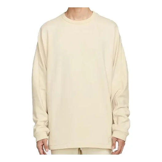 Men's Nike ESC Series Knit Round Neck Pullover Yellow DH2707-790 - 1