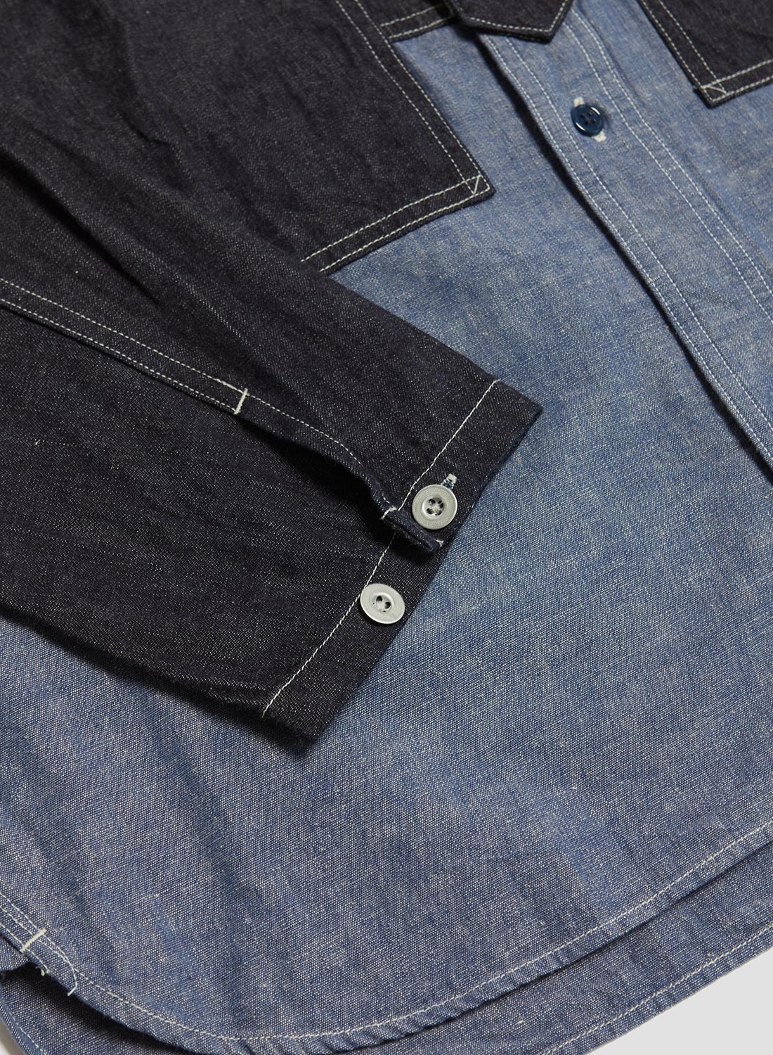 Utility Shirt Type 2 10oz Denim in Indigo - 5