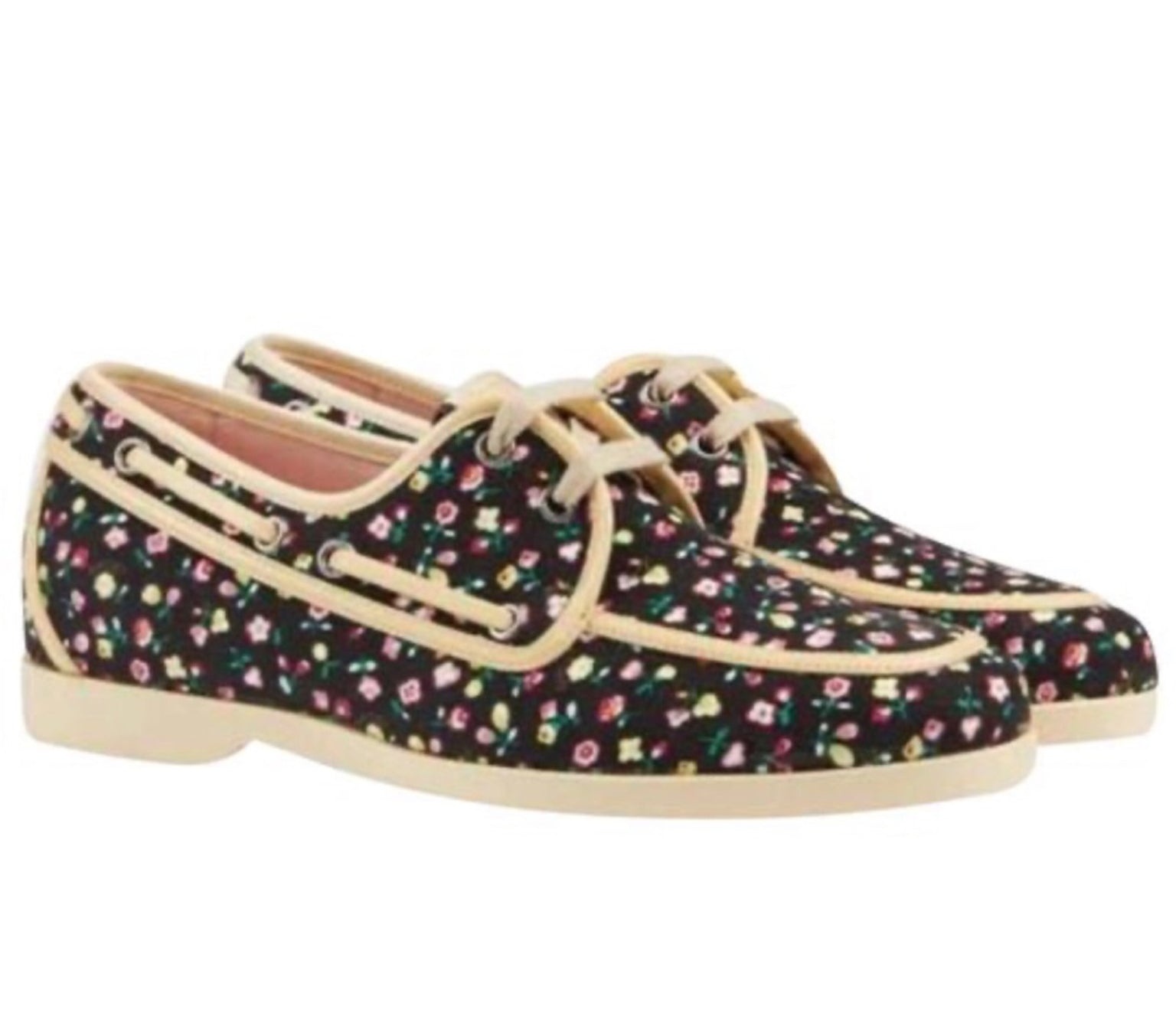 Gucci Liberty Floral Boat Loafers - 1
