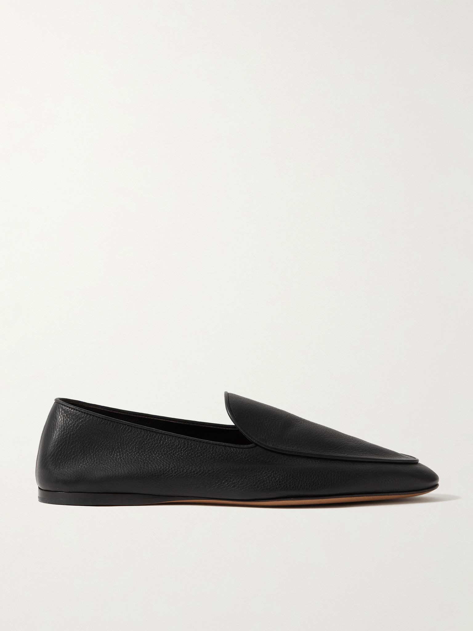 Hereditas textured-leather loafers Black - 1