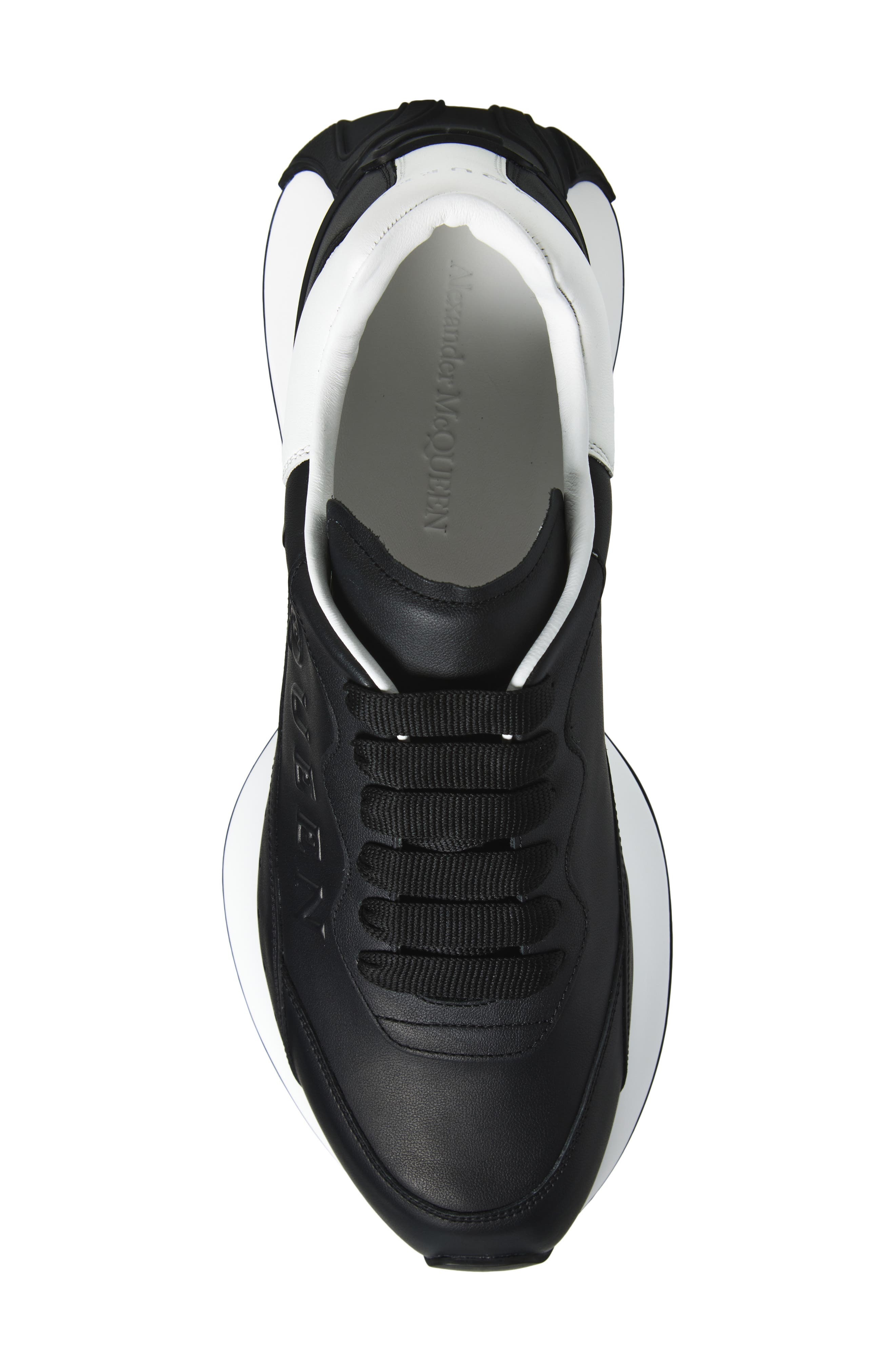 McQueen Sprint Runner Sneaker in Black/White at Nordstrom - 5