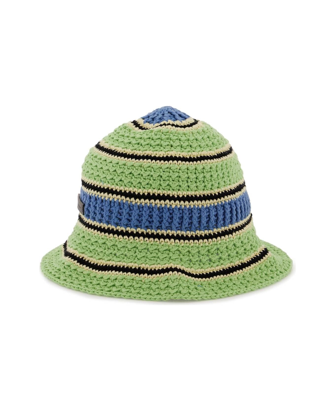 Striped Crochet Hat - 4