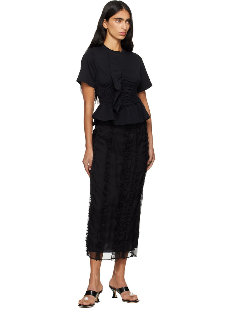 CECILIE BAHNSEN Black Ace T-shirt outlook