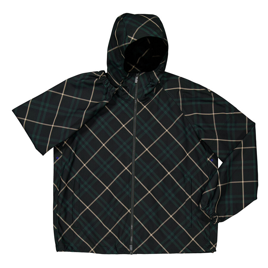 Burberry Check Hooded Zip-Up Jacket - 5