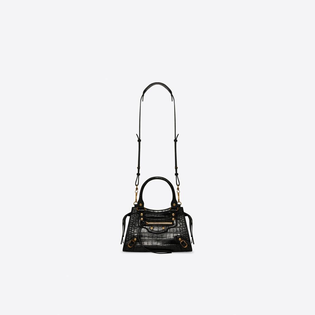 Women's Neo Classic Xs Handbag Crocodile Embossed in Black - 4