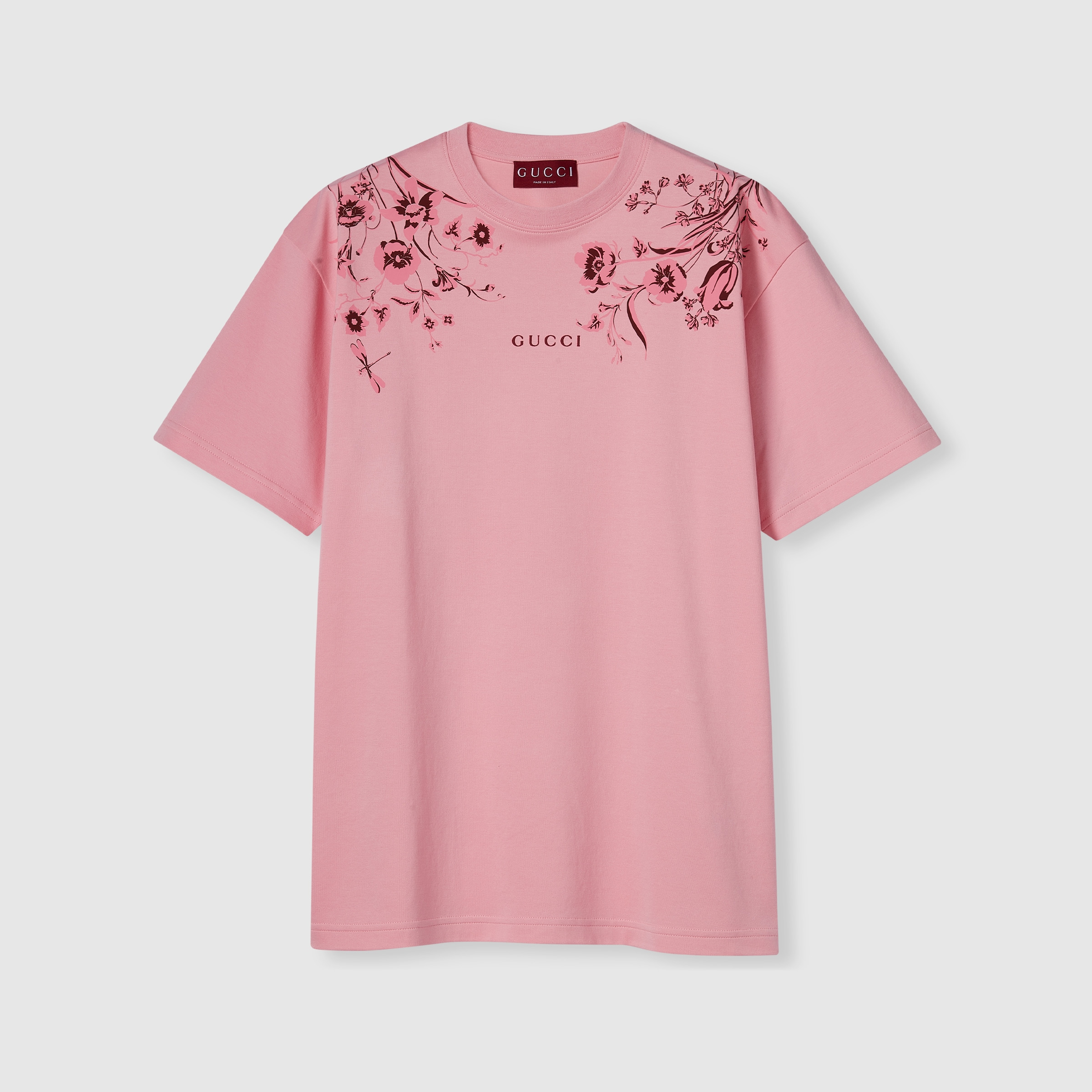 Soft cotton jersey T-shirt with print - 1