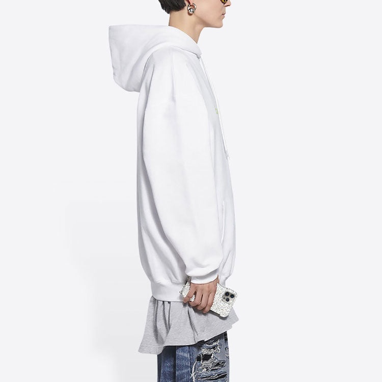 Balenciaga Balenciaga Copyright Logo Print Medium Fit Hoodie 'White' 578135TIV559152 - 6