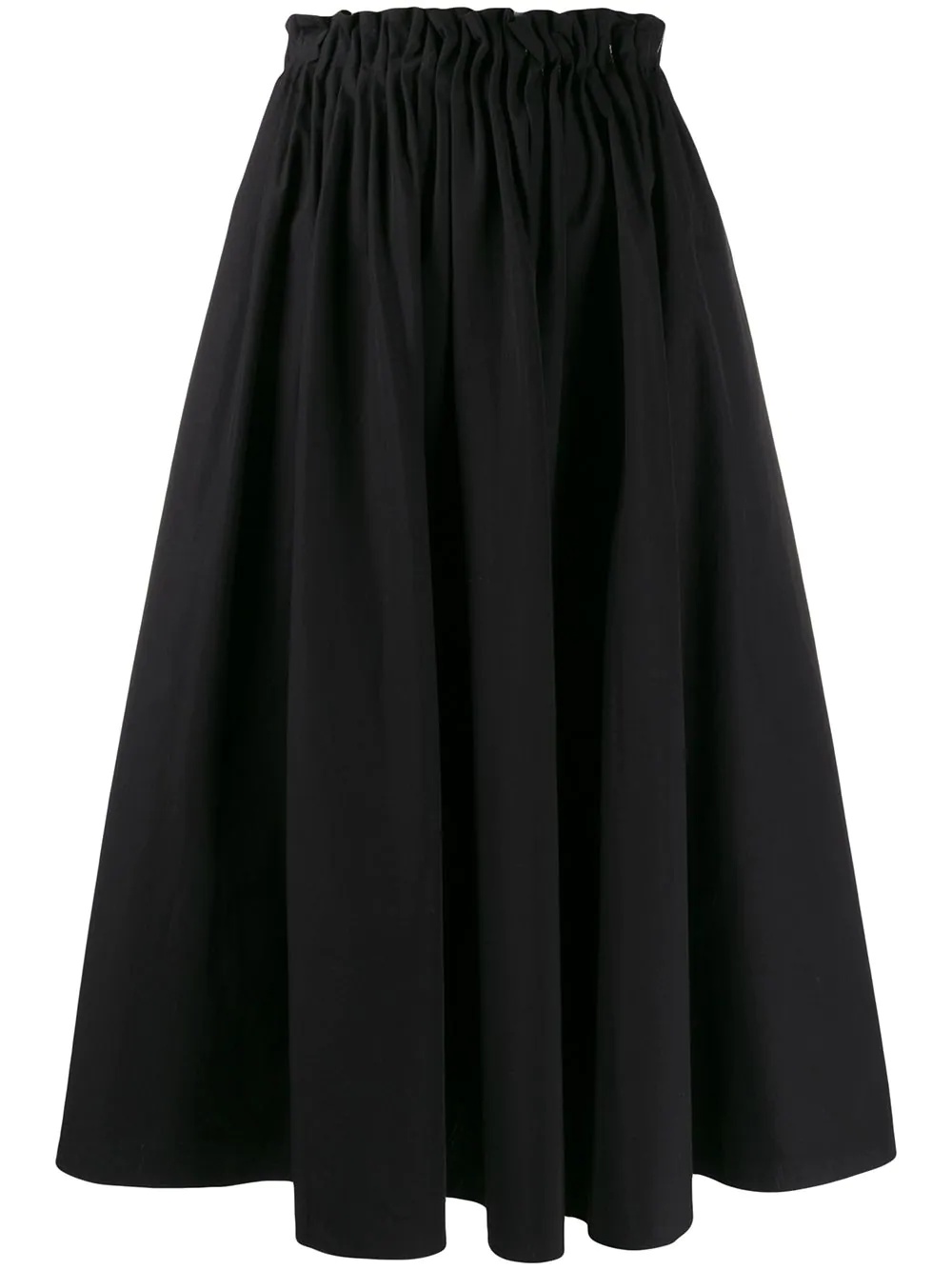 pleated a-lined skirt - 1