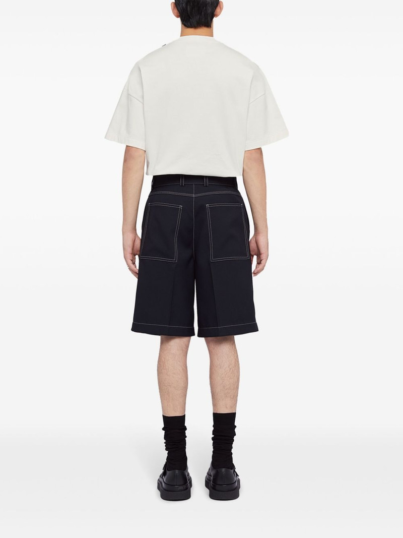 belted pleated shorts 3