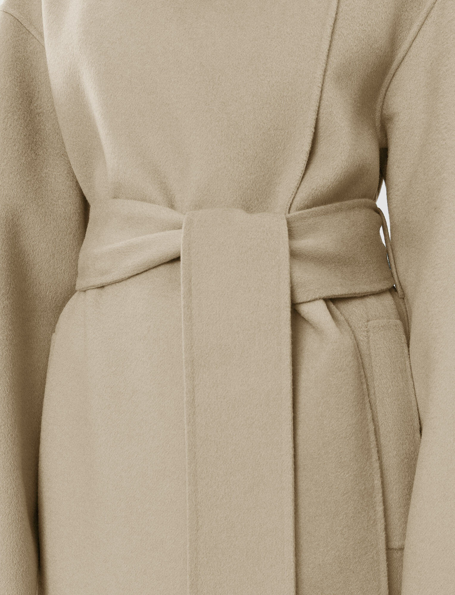 Double Face Cashmere Walmer Coat - 5