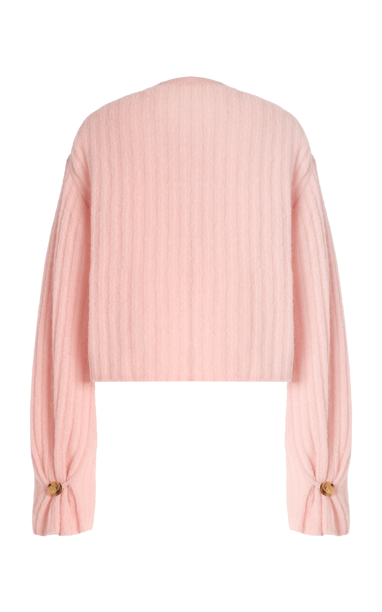 Cierrou Rib Cardigan pink - 5