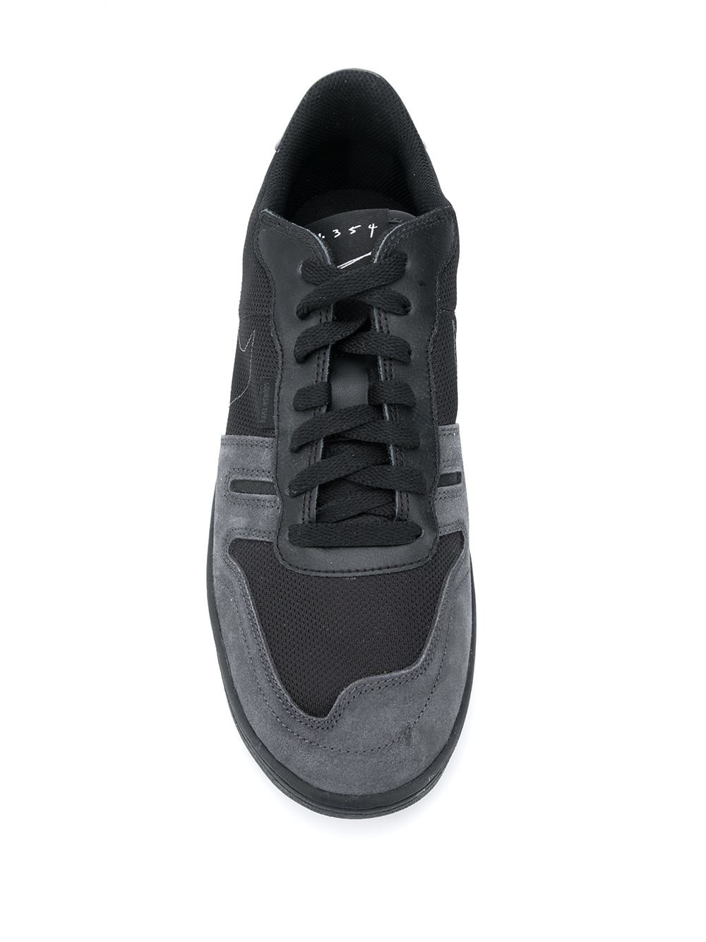 N345 low-top leather sneakers - 4