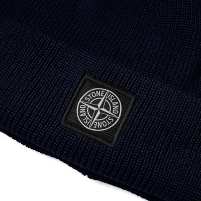 Stone Island Stone Island Knitted Patch Beanie outlook